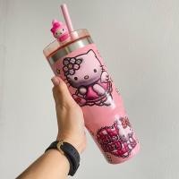 ราคา แก้วลายการ์ตูนเก็บความเย็น KT001 แก้วเยติ แก้วน้ำเก็บอุณหภูมิร้อน เย็นพร้อมจุกปปิดฝาสุดน่ารัก แก้วน้ำสแตนเลส ขนาด 30oz 890ml (22236965438)