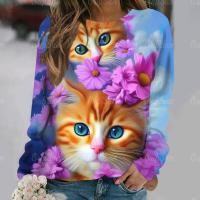 ราคา เสื้อยืดแขนยาวผู้หญิงลายการ์ตูนสัตว์แฟชั่นลำลองและอเนกประสงค์ของผู้หญิง O คอระบายอากาศแห้งเร็วเสื้อยืดแขนยาวสำหรับผู้หญิงฮาวายวันหยุดริมทะเลแขนยาวดอกไม้และสัตว์พิมพ์เสื้อยืดสำหรับผู้หญิง (22522835184)