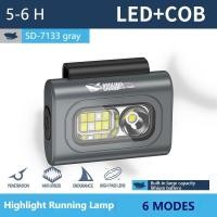 ราคา SmilingShark SD7133 ไฟคาดหัว ไฟหน้า led ไฟฉายสวมศีรษะ led COB แม่เหล็ก ขนาดเล็ก ชาร์จ Type C 6 โหมดไฟสีแดง สีฟ้า (22397186808)