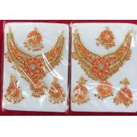 ราคา ชุดเชตเครื่องประดับสไตล์อินเดีย สร้อยคอ พร้อมต่างหู และหน้าผาก เครื่องประดับใส่ กับชุดไทย ชุดแขก (19863953583)