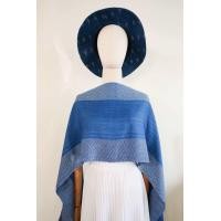 ราคา ผ้าพันคอย้อมคราม ทอมือ 4 ตะกอ (22642073171)