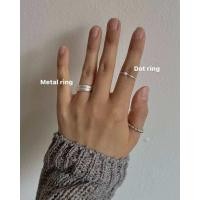 ราคา Dot ring metal ring silver925 made in korea something about us (21789294641)
