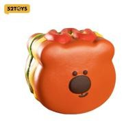 ราคา 52TOYS DOU DOU Family Squishy Toy Series Thick Cut Toast Bean Bun Bear Stay in Bed Toast (22706635626)