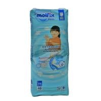 Molfix โมลฟิกซ์ เอ็กซ์ตร้าดราย แพ้นส์ กางเกงผ้าอ้อมเด็ก ขนาด XXL 48 ชิ้น