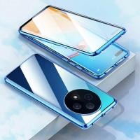 ราคา Oppo Reno เคส12 F 5G สำหรับ OPPO Reno 12 F 12F OppoReno12F 4G 5G 2024 2024ฝาพับกระจกสองด้านกันชนโลหะ360เต็มเคสป้องกันแบบแข็งกันกระแทกกล้องฝาครอบด้านหลัง (22408481421)