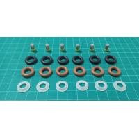 ราคา ชุดซ่อมหัวฉีดนิสสัน Nissan Teana J31 VQ23 Sunny Neo QG16 QG18 A33 RB25 QR25 X Trail T304สูบ 6สูบ กรองสแตนเลสรองรับน้ำมันE85 E20 91 95 1ชุด24 ชิ้น (11476622320)