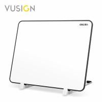 ราคา Vusign กระดานไวท์บอร์ดตั้งโต๊ะ กระดานแม่เหล็ก ไวท์บอร์ดมินิ ไวท์บอร์ดตั้งโต๊ะ ใช้ได้ทั้งแนวตั้งแนวนอน เขียนได้ 2 ด้าน WhiteBoard (22564012455)