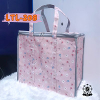 ราคา กระเป๋าผ้าเคลือบ PVC กันน้ำ ซิป3ด้าน ทรงลูกเต๋า รุ่น LTL (12487909998)
