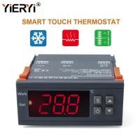ราคา YIERYI ตัวควบคุมอุณหภูมิดิจิตอล MH 1210 WAC 90 250 V 10 A ตัวควบคุมอุณหภูมิ 220 V พร้อมเซ็นเซอร์ 50 110 C (22522314321)