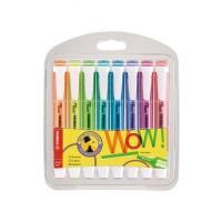 ราคา ปากกาเน้นข้อความ Stabilo Boss และะ Swing Cool สีสะท้อนแสง Neon เซ็ต 6 สี และ 8 สี (21546882905)