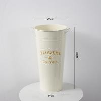 ราคา Hodepart COD กระถางดอกไม้ Vintage กระป๋องสังกะสี ดอกไม้Flower โลหะ ถัง มีหูจับ เชือก สไตล์วินเทจ (22581452671)