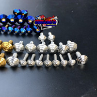 ราคา น็อตชุดสีเวฟ100เก่า เวฟ110เก่า ลายก้นหอย 17ตัว สแตนเลสแท้ ทั้งคัน มี3สี เลส ทอง ไทเท (9032984966)