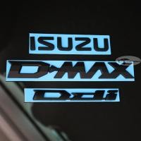 ราคา All New Isuzu D MAX 2020 ชุด 3 ชิ้น ป้ายโลโก้ ตัวนูน ISUZU D MAX Ddi ติดท้ายรถกระบะ สีดำด้าน (14537502462)