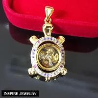 ราคา Inspire Jewelry NN จี้กังหัน เต่า ประดับเพชร ส่วนหัวเต่าใส่สร้อย สวยหรู ขยับได้ทุกส่วน นำโชค เสริมดวง อายุยืน เงินทองไหลมาเทมา พร้อมกล่องทอง (22024499377)
