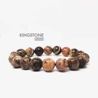ราคา Leopad skin Jasper กำไลหินนำโชค แจสเปอร์ ลายเสือดาว ขนาด 8 10 มิล สร้อยข้อมือหินแท้ สโตนคิง stoneking (21097889387)