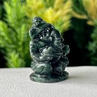 ราคา พระพิฆเนศ หยก แกะสลัก สวยงาม หยกแท้ หินแท้ บูชาพระพิฆเนศ อัญมณี หินแท้ งานดิบ งานแฮนด์เมด ขนาด 20 mm (20063391079)