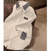 ราคา เสื้อเชิ้ตคอปกกระดุมหน้าแขนยาว Dior (22718612147)