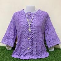 ราคา เสื้อลูกไม้กระดุมหน้าผ้านิ่ม รอบอก36 42 46 52นิ้ว มี2ไซส์ เสื้อลูกไม้คนแก่ใส่ทำบุญ เสื้อลูกไม้สีขาว เสื้อลูกไม้กระดุม (12684071399)