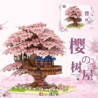 ราคา ตัวต่อ เลโก้ ดอกไม้ 2400ชิ้น บ้านต้นไม้ บ้านนางฟ้า อนุภาคขนาดเล็ก ของขวัญวันเกิด ของเล่นผู้ใหญ่ มีไฟ (22519380094)