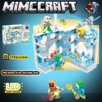 ราคา มีไฟ ของเล่นตัวต่อ ตัวต่อมายคราฟ Minecraft บ้านมายคราฟ บล็อกตัวต่อ หมู่บ้านมายคราฟ ของเล่นสำหรับเด็ก (19285558874)
