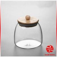 ราคา Local home โหลแก้วฝาไม้เก็บวัตุดิบ ทรงโอ่ง กระปุกใส่ขนม ขวดใส่เครื่องปรุง Food Storage (18601211180)