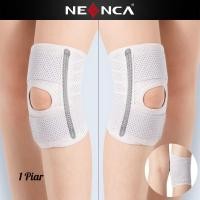 ราคา NEENCA แผ่นรองเข่าแบบผ้าพันแผล ขวาและซ้าย 1คู่พร้อมตัวยึด4ด้านสำหรับการฉีกขาดของเยื่อหุ้มสมองอาการปวดเข่า ACL MCL เครื่องป้องกันเข่าระบายอากาศแก้อาการข้ออักเสบ (18061326333)