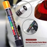 ราคา 1ชิ้นความหนา Coating Mobil ปากกาเกจวัดความหนาปากกาทดสอบสีรถยนต์ฟิล์มทำสีรถยนต์รถยนต์ปากกาแม่เหล็กทดสอบสีรถยนต์ (21422438903)