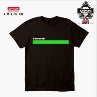ราคา เสื้อยืดโลโก้ Motor Kawasaki Ninja Strip (20479511705)