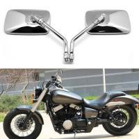 ราคา สำหรับ Honda Shadow VLX 600 VT600C VTX1300C Chrome กระจกมองข้างมองหลังมอเตอร์ไซค์ (22203487013)