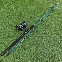 ราคา เซ็ทพร้อมตกคันตัน1 5 M 2 1 M 2ท่อน รอกเบอร์200 เหยื่อกบยางคละสี 5 กรัม 1 ตัว คันเบ็ดตกปลา รอกตกปลา เหยื่อตกปลา คันเบ็ดพร้อมรอกตกปลาและเหยื่อครบชุด (21419250453)