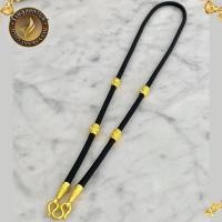 ราคา สร้อยคอเชือกร่ม 4 ปล้อง ยาว 16 18 20 24 นิ้ว หนัก 2 บาท 1 เส้น (13368065603)