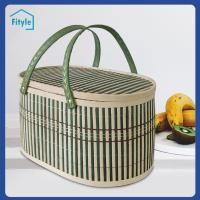 ราคา ตะกร้าไม้ไผ่สานสานมือตะกร้าห่อของขวัญสำหรับผลไม้ของว่างเค้กไหว้พระจันทร์ (22148940731)