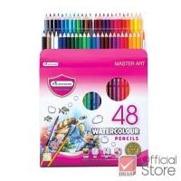 ราคา Master Art มาสเตอร์อาร์ต สีไม้ ดินสอสีไม้ ระบายน้ำ 48สี 1 กล่อง (21931862714)