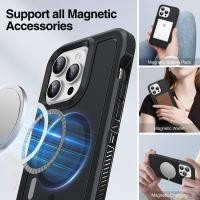 ราคา ฝาครอบแม่เหล็กสำหรับ iPhone 15 14 Plus 13 12 11 Pro Max XR เคสโทรศัพท์สองชั้น (21673837628)