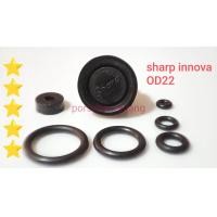 ราคา โอริงsharp innova หม้อลมเล็กยางปั้มชุดซ่อมOD22เกรดอย่างดี (22404782954)