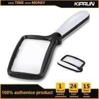 ราคา แว่นขยาย KIPRUN ที่มีไฟแว่นขยายอ่านหนังสือสี่เหลี่ยมขนาดใหญ่3X แบบหรี่แสงได้5ไฟ LED สำหรับเครื่องมืออ่านออปติคอลแว่นขยาย (22511725426)