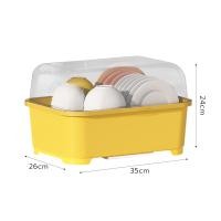 ราคา Simple Kitchen ที่คว่ำจานพลาสติก ที่คว่ำจานมีฝาปิด ที่วางจาน ชั้นวางจานแบบปิด Dish rack ที่คว่ำแก้วน้ำ มีฝาปิดแน่น กันฝุ่นละออง กันแมลง เเละรองรับน้ำหนักได้ดี (22006116108)