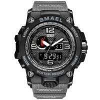 ราคา Smael นาฬิกากีฬาใหม่สำหรับผู้ชายกันน้ำ50เมตรนาฬิกาปลุก1545D จอแสดงผลคู่นาฬิกาข้อมือควอตซ์นาฬิกาทหาร (22598413678)