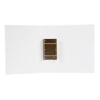 ราคา แฟ้มคลิปสปริง สอดปก A4 สัน 8 ซม ขาว ผีเสื้อ 80 2S (11540650338)