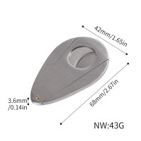 ราคา COHIBA Stainless Steel Blade Cigare Cutter Sharp Ciger Cutting Tool Travel Cigaar Scisors Guillotine Pocket Cigarr Puncher Smking Accessories Gift (10546675582)