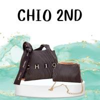 ราคา กระเป๋า CHIO2ND สีดำ พร้อมใบเล็กและใบใหญ่ (21888378938)