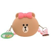 ราคา กระเป๋าซิลิโคนสะพายข้างขนาดเล็กลายการ์ตูนรูปหมีสีน้ำตาลน่ารักสร้างสรรค์ Bagye62146294เก็บหูฟังแฟชั่นสำหรับเด็ก (19678719292)