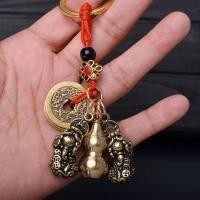 ราคา พวงกุญแจจี้ปี่เซียะทองเหลืองสิบสองราศี จี้ทองเหลืองปี่เซียะ จี้ขนส่ง (22601019841)