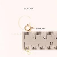 ราคา ตะขอสปริงกลม ทอง 9K นำเข้าจากอิตาลี ตะขอทองแท้ 9K Italy (21746095121)