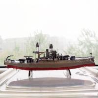 ราคา โมเดลเหล็กโมเดลประกอบโลหะแบบไม่ต้องใช้สามมิติ3D โมเดลตัวต่อสแตนเลสโมเดลรถถังเรือปืนใหญ่เรือแอริโซนา (20061300509)