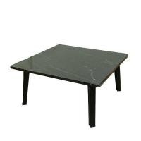 ราคา โต๊ะญี่ปุ่นลายหินอ่อนสีดำ ขาพับเก็บได้ขนาด 60x60x30 cm (22669767390)