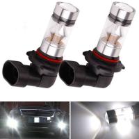 ราคา 2x 9005 HB3 6000K 100W 2323 LED Projector Fog Driving Light Bulbs White (18995242500)