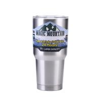 ราคา 30oz Stainless Steel Tumbler With Lid Double Wall Vacuum Flask Insulation Cold Thermos Cups Rocky Mountain Bottle (19317966147)
