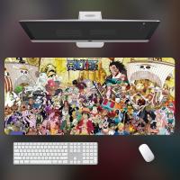 ราคา แผ่นรองเม้าส์ 90x40cm หนา3mm แผ่นรองเม้าส์ลายการ์ตูน Mouse Pad เย็บขอบ (22215338217)