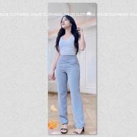 ราคา G02 กางเกงผ้าฮานาโกะ ขากระบอกเล็ก ซิปข้าง มีกระเป๋า สินค้างานป้าย ไซส์S 3XL (21603005103)